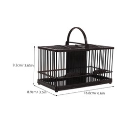 BESPORTBLE Vintage Plastic Habitat Cage for Small Pets Portable Enclosure for Hamsters Crickets Hummingbirds Easy to for Outdoor Use