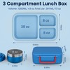Bento Lunch Box 1283ML/ 43 oz with 391 ML/ 13