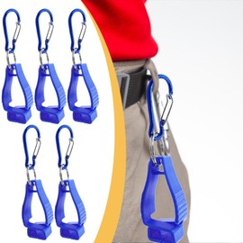 Amagogo 5Pcs Glove Clips Duty Belt Accessories Portable Worker Construction Multipurpose Hangers Glove Grabber for Towels Tool Bags, Blue