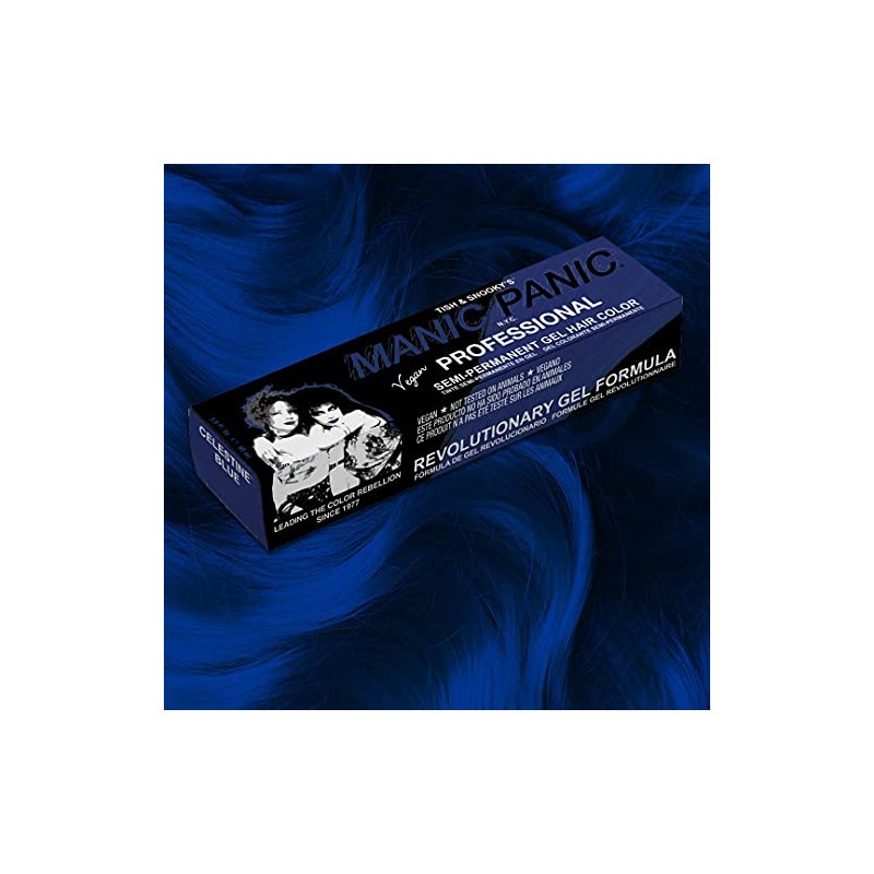 MANIC PANIC- Tinte para el cabello de color azul celestino;