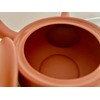 Japanese Kyusu tokoname Red Clay Teapot 12.3 fl.oz. Flower-Shaped JINSUI