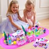 Pink Classic Train Sets for Toddlers|Musical Electric Train Toys with