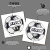 SELECT Numero 10 Soccer Ball, White/Black NFHS V25, Size 5
