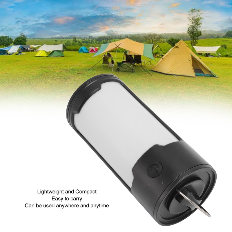 LED Camping Lantern Rechargeable 1000lm 2 Gears Portable Tent Light