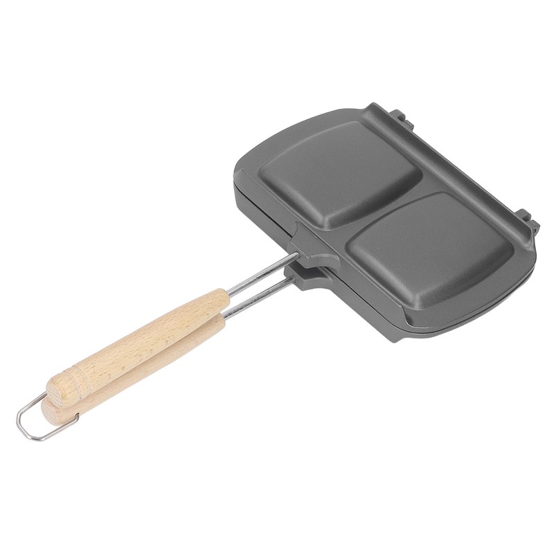 Double Sided Frying Pan Fast Heat Conduction Evenly Heated Detachable