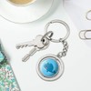 GRAPHICS & MORE Cute Kawaii Baby Narwhal Keychain Spinning Round