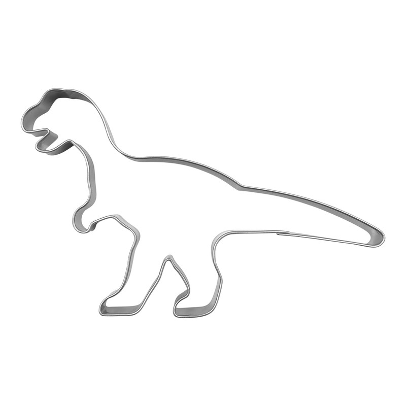 BekkiB - Set of 3 Dinosaur Cookie Cutters - Stainless