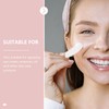 ULTECHNOVO 100 Piezas Cucharas para Crema Facial, Espátula Media Luna