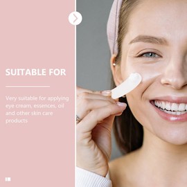 ULTECHNOVO 100 Piezas Cucharas para Crema Facial, Espátula Media Luna