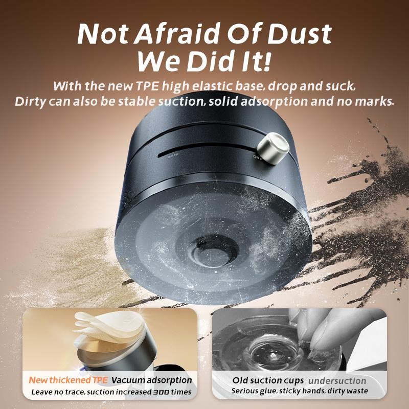 JOYTUTUS Car Phone Holder, Multifunctional, Folding & Extendable, Double-Sided Magnetic