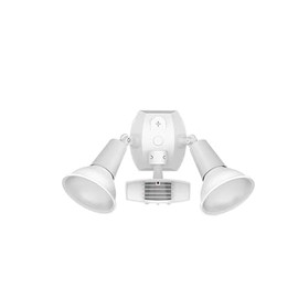 RAB Lighting STL110RW Motion Sensor Flood Light Kit with PAR38 Lamps, 110 Degree Motion Activated Outdoor Security Lighting