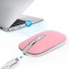 2.4G Wireless Mouse Ergonomic 1600 DPI High Resolution USB Charging