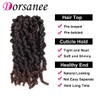 4 Packs Spring Twist Crochet Braids Pretwisted Spring Twist Crochet