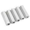 5 Pcs Hex Coupling Nut M12x1.75 L60mm 304 Stainless Steel