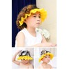 Baby Shower Cap Silicone Bathing Hat, Adjustable Shower Cap Kids,