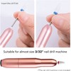 Homeet 10Pcs Ceramic Nail Drill Bits Attachments Professional Nail Cutter