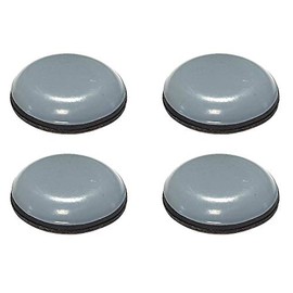 cyclingcolors 4x Teflongleiter Möbelgleiter Selbstklebend PTFE Möbelfüße Gleitscheiben Möbel, rund 25 mm