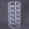 Diamond Storage Box Bead Storage Containers Clear Plastic Cylinder Bead