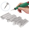 Diamond Burr Drill Bits, Bestgle 30Pcs 1/8" Shank Titanium-Coated Polishing