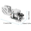 CW Morse Key Stainless Steel Double Paddle Key Portable Telegraph