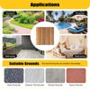 LIYUANJUN 36Pcs Deck Tiles, 12''x12'' Wood Flooring Tile DIY Hardwood