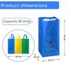 Compact and Economical Recycling Bins – Includes Storage Bag for