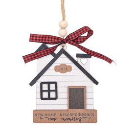 Friend New Home Ornament 2024 Daughter Housewarming Gift for Mom Dad Wife House Warming Gifts New Home Owner Housewarming Gifts for Niece Son Sister New Home Christmas Ornament Gifts for Coworker