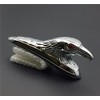 XKMT-Chrome Front Fender Bonnet Eagle Head with Red Eyes [B01B269DYY]