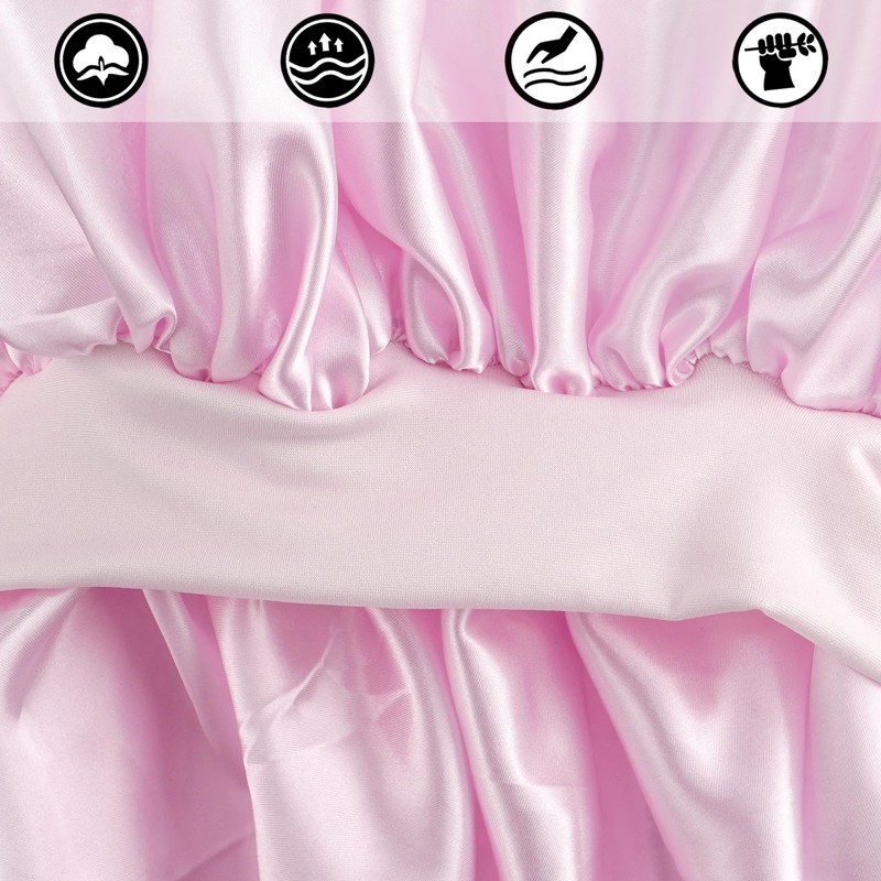 Silk Bonnet For Sleeping For Women Double Layer Satin Bonnet
