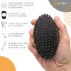 Kobe Palm Men's Military Style Boar Bristle Hair Brush/Beard Brush