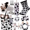 FillTouch 11 Pcs Cow Print Gifts Sets for Women Includes