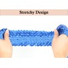 Elastic Sequin Trim, 3 Inch 8 Row Wide Flat Glitter