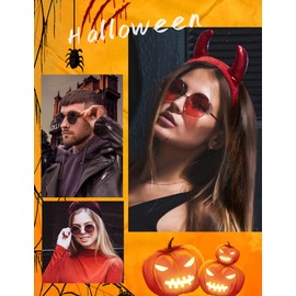 ANYLUV Round Sunglasses Mens Polarised, Unisex Circle Sunglasses for Women UV Protection, Black Sunglasses for Men Wire Metal Frame Small