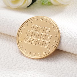 MIXJOY Gamer Decision Coin Flip Sleep Gift - Double-Sided Gold Plated Token - One More Game, Time for Bed, Decisions Maker Coin Christmas Stocking Gift, Gaming Accessory for Games Lover, Gold