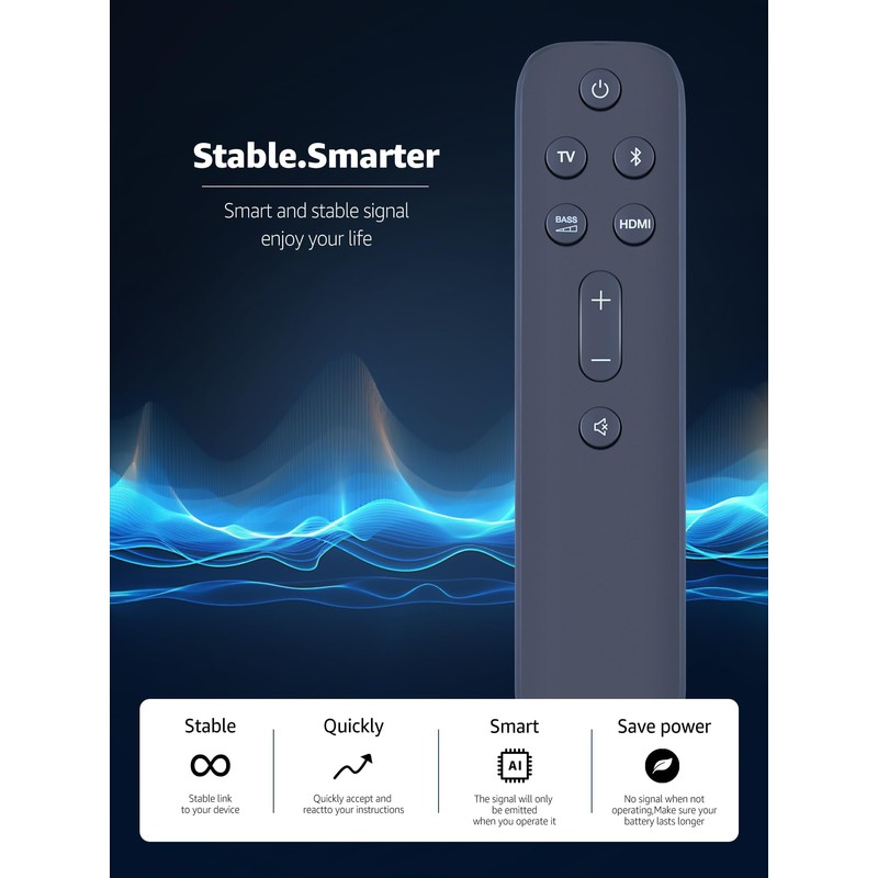 New Replacement Soundbar Remote Control for JBL Bar 5.1 Surround