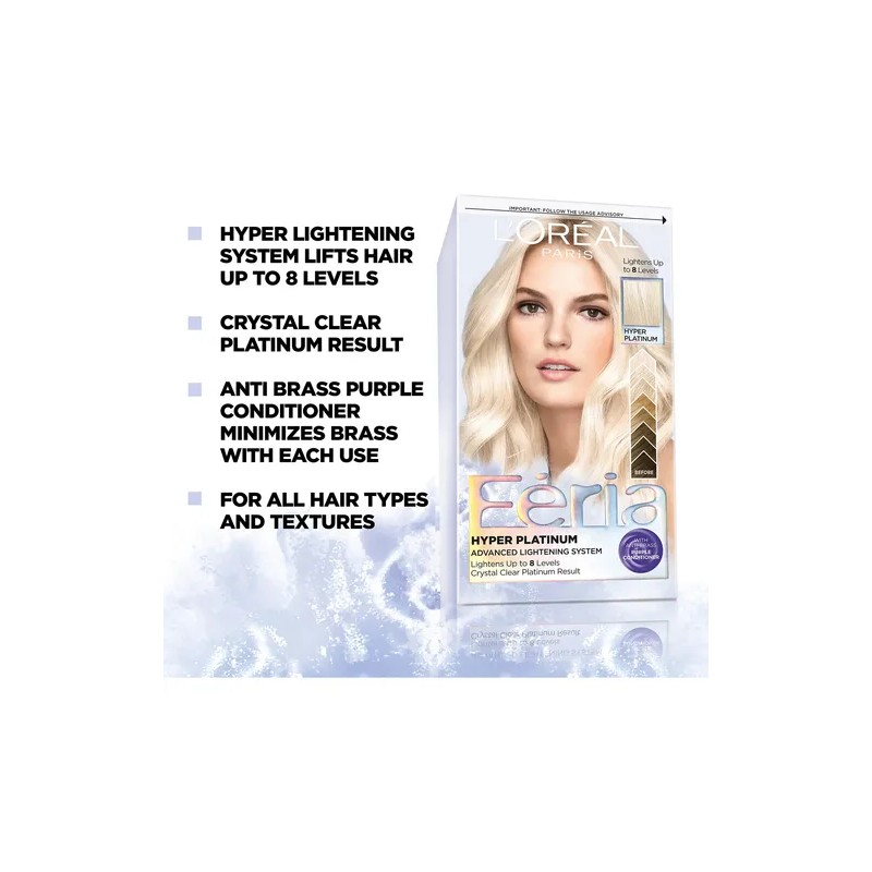 Decolorante Para El Cabello Loreal Paris Feria Hyper Platinu