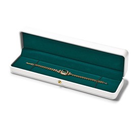 Oirlv Long Chain Case Necklace Box Necklace Storage Box Pendant Organiser Case for Anniversary Valentine's Day Christmas Day