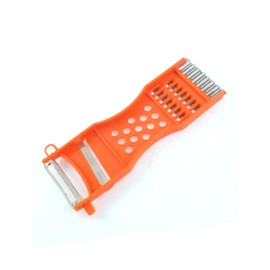 uxcell Kitchen Multifunction Vegetable Fruit Grater Slicer Peeler Shredder Carving Tool 6.7 Inch Long