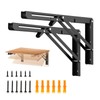 JOY DECOR 14 Inch Heavy Duty Folding Shelf Brackets, 2