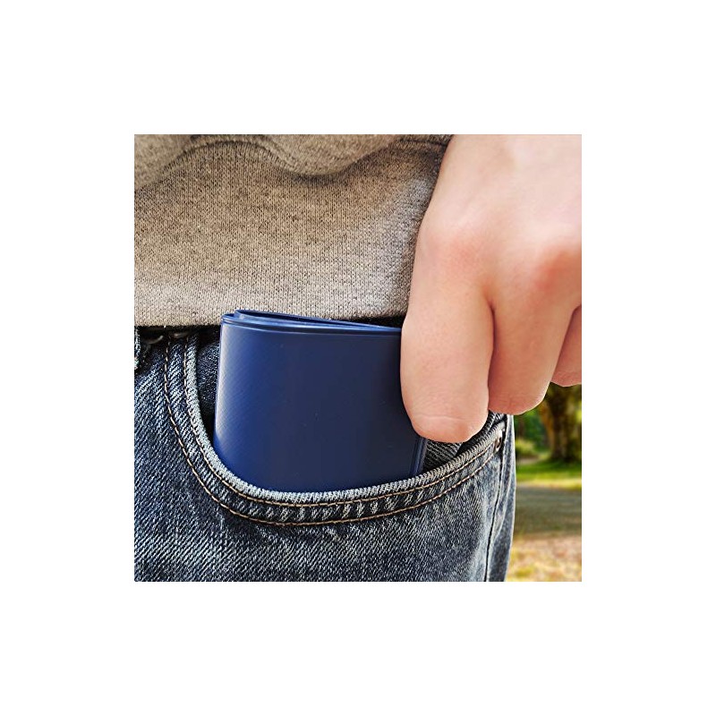 StoreSMART - Two Pocket Plastic Card Caddy – Receipt Holder