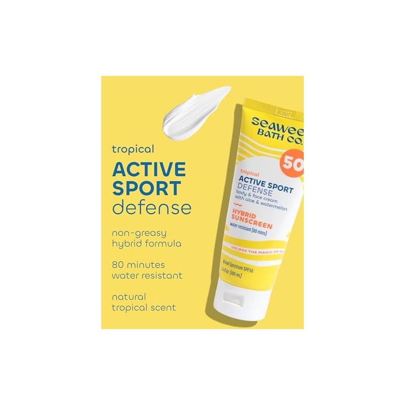 The Seaweed Bath Co. Active Defense SPF 50 Sport Crema