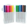 PINCELES 12 Plumones Punta Pincel Base Agua Colorear Rotulador Zs228