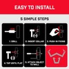 Bullfix Radiator Support Bracket Kit - Heavy Duty Plasterboard Fixings