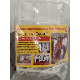 Vintage Design A Drape Frame 35.5 X5.5" - As Seen On TV Creative Idea No Sewing