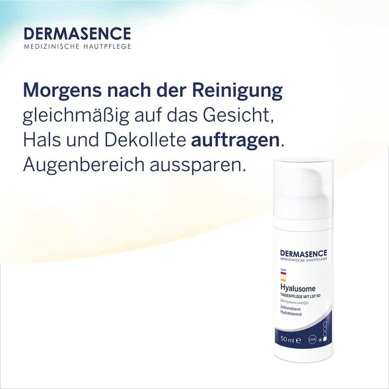 DERMASENCE Hyalusome Day Cream SPF 50 Cell Protective and Hydrating