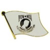 POW MIA Flag Pin White 3/4"