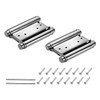 Yinpecly 4 inches Double Action Spring Hinge Stainless Steel Brushed