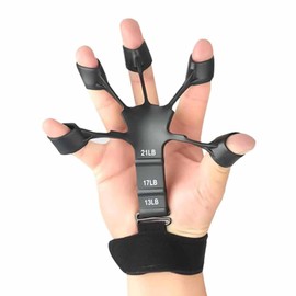 Finger Strengthener, Finger Trainer,Strength Trainer, Suitable for Sports, Tennis, Rock Climbing, Boxing and Guitar(2PCS)