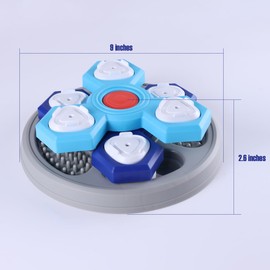 JASKFG Enrichment Toy and Interactive Treat Dispenser Bowl, Slow Feeder for All Dogs and Puppies