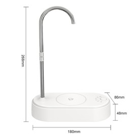 Desktop Water Bottle Dispenser Countertop Water Bottle Pump for 5 Gallon USB Charging Water Dispenser for Home, Office